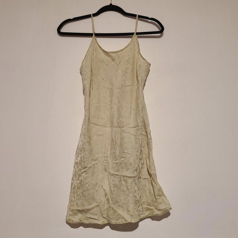 NO SIZE TAG Women's Slip Dress Nightie Snowflake Pattern